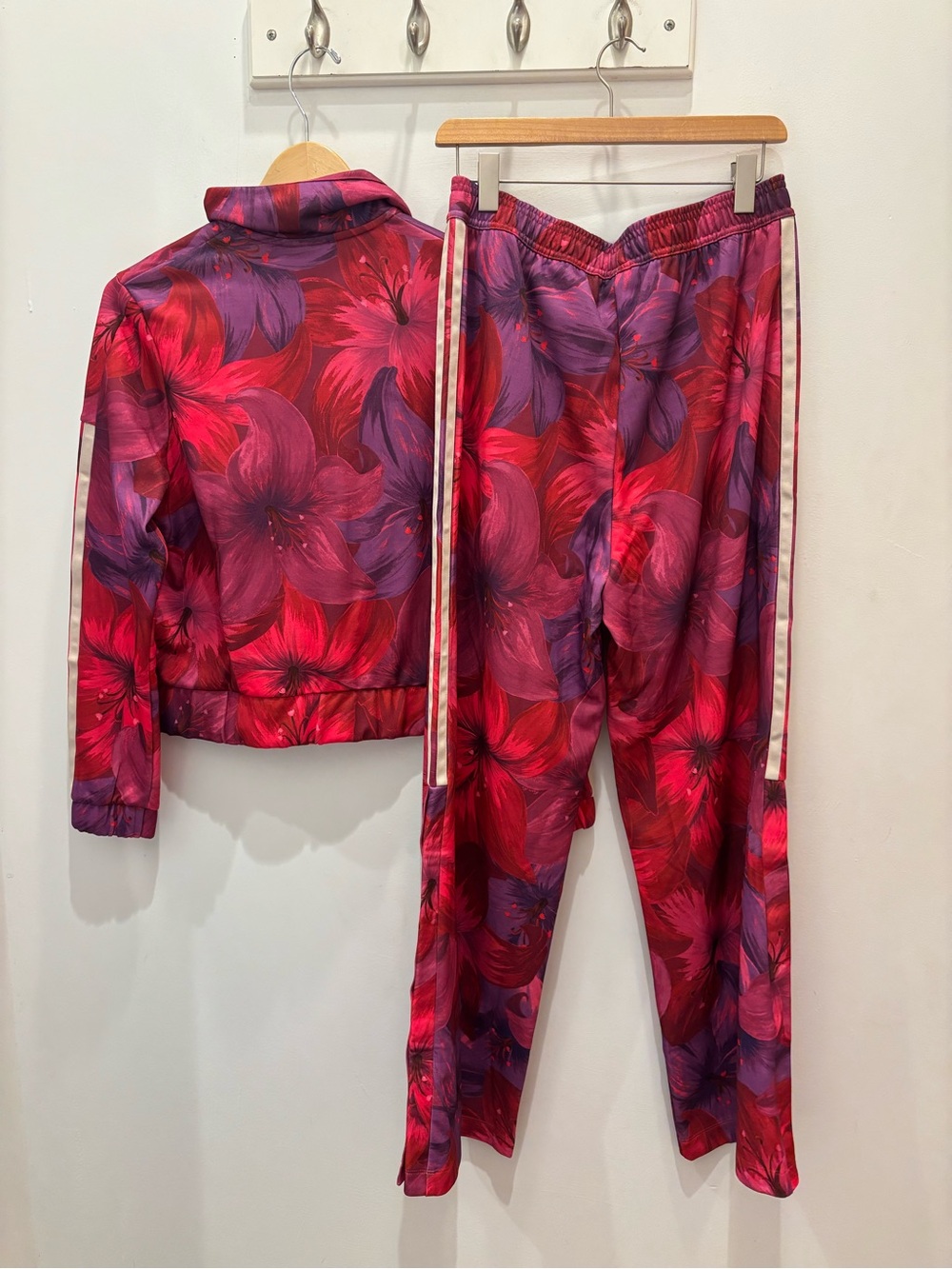 FARM Rio Adidas Tracksuit Set - Red & Purple - Picture 4 of 5